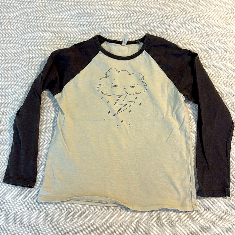 Rylee + Cru Tan and Black Cloud Long Sleeve Tee